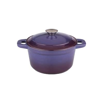 Lodge 3 qt. Red Enameled Cast Iron Dutch Oven EC3D43 - The Home Depot