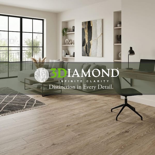 Drift 30 MIL x 6.62 in. W x 48 in. L Click Lock Waterproof Luxury Vinyl Plank Flooring (30.88 sqft/case)