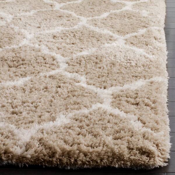 Blue Ivory 8' x 10' Safavieh Toronto Shag Collection SGT722K Handmade Moroccan 1.25-inch Thick Area Rug Blue Ivory 8' x 10' Safavieh Toronto Shag Collection SGT722K Handmade Moroccan 1.25-inch Thick Area Rug
