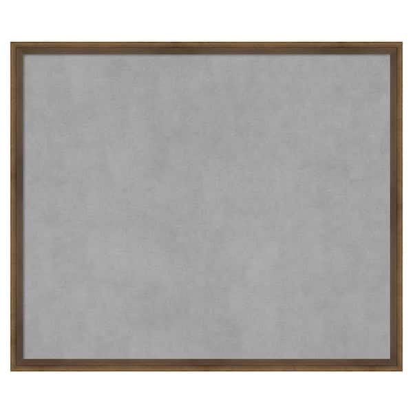 Amanti Art Lucie Light Bronze 25 in. x 21 in Framed Magnetic Board