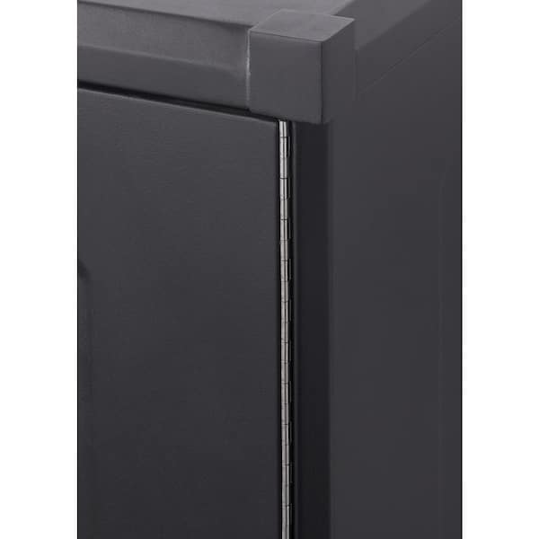 Pro Series 8-Piece 18-Gauge Steel Garage Storage System in Black (188 in. W x 76 in. H x 24 in. D)