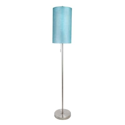 Teal Floor Lamps The Home Depot, Turquoise Floor Lamp