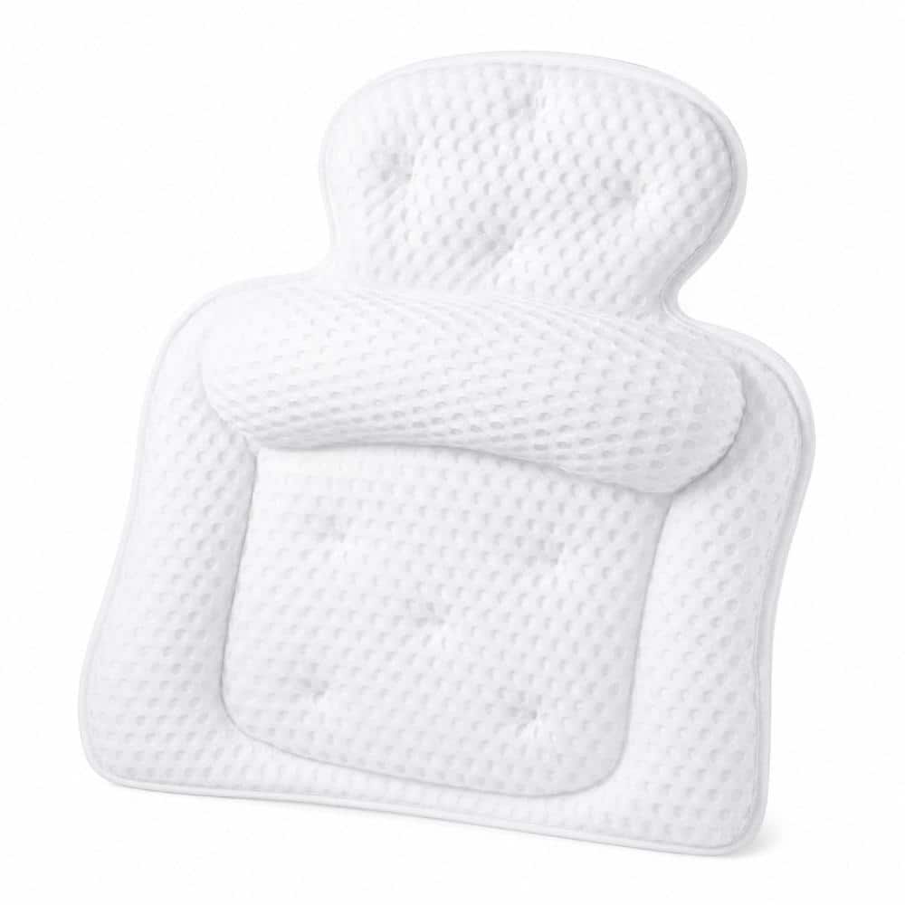 Comfortable Bath Pillow for Tub with Soft 3D Mesh Fabric and 54