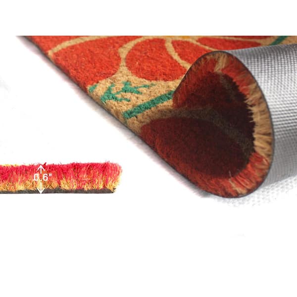 Folk Flowers Multi 30in. x 18in. Door Mat