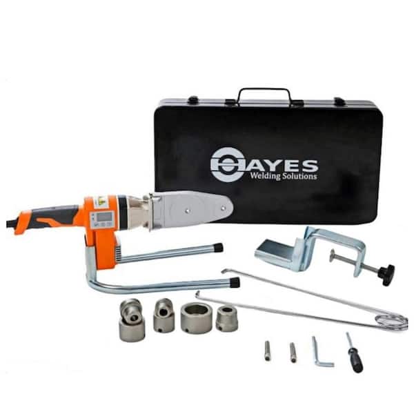 HAYES Welding Solutions Hayes Digital Socket Fusion Pipe Welder Tool Kit PRO (up to 1 in.)