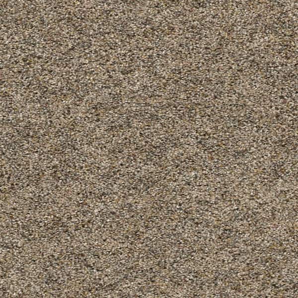 Home Decorators Collection Whispers  - Private - Beige 38 oz. SD Polyester Texture Installed Carpet