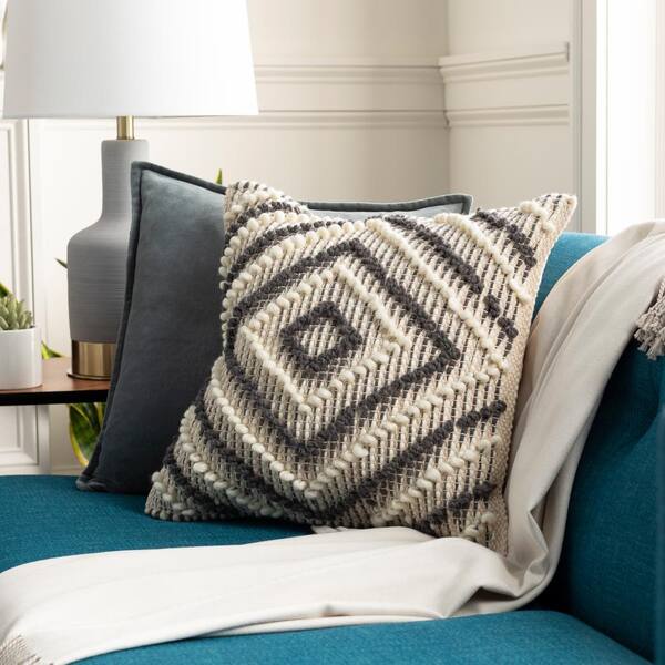 charcoal decorative pillows