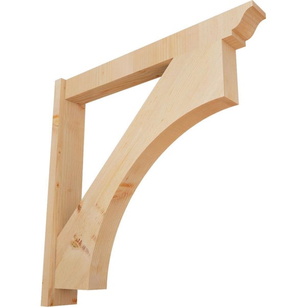 Ekena Millwork 6 in. x 36 in. x 36 in. Westlake Traditional Smooth Douglas Fir Outlooker