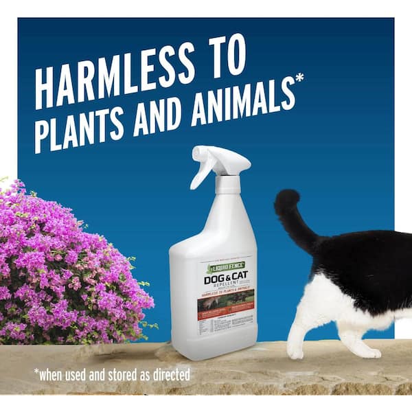 Liquid Fence Animal Repellent Spray For Cats and Dogs 32 oz