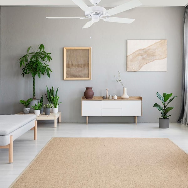 Hampton Bay Farmington 52 in. Indoor Matte White Ceiling Fan