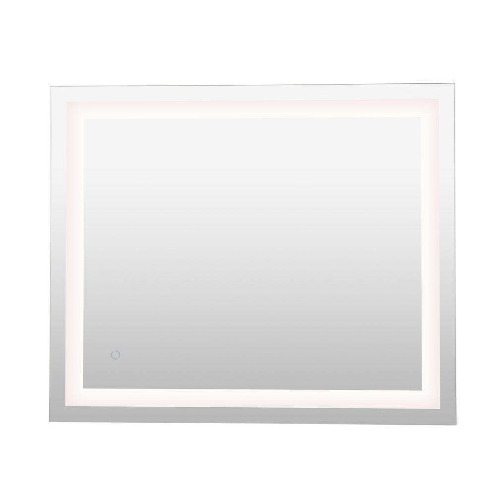 Remy 34.6" x 40.2" Anti-Fog Aluminum LED Bathroom Vanity Mirror with Smart Touch