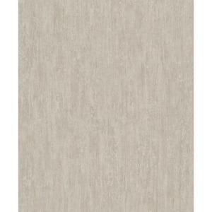 Taupe Patinated Plain Printed Non-Woven Paper Non-Pasted Textured Wallpaper 57 sq. ft.
