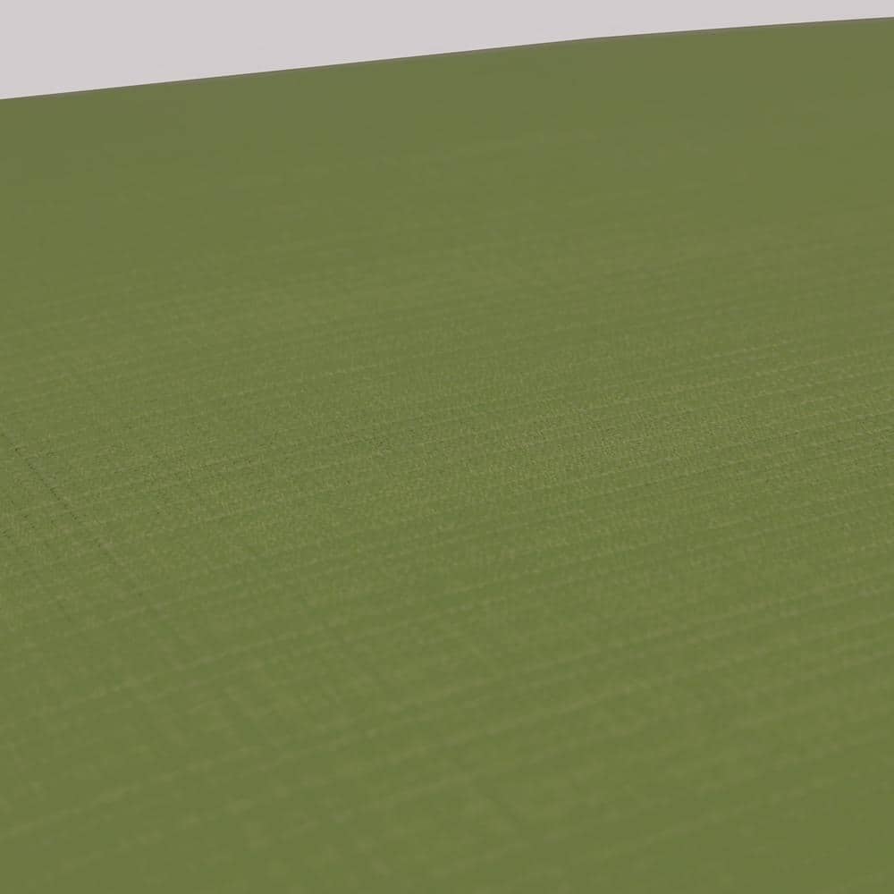 Green Polyester Outdoor Bench Cushion with Ties