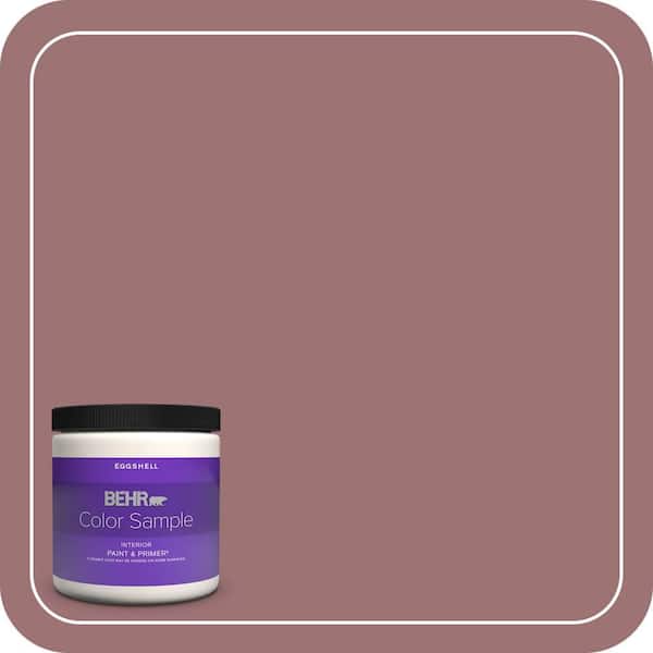 BEHR PREMIUM PLUS 8 oz. #QE-05 Regal Rose Eggshell Enamel Interior Paint & Primer Color Sample