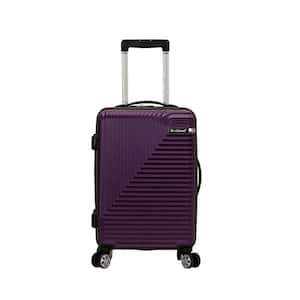 Star Trail 20 in. Purple Hardside Spinner Suitcase