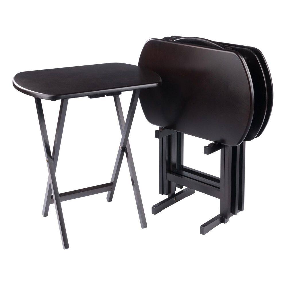 Corbett 15.75 In Coffee Oversized 5-Pc Snack/End Table Set - thumbnail 10