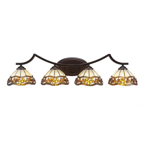 Unbranded Cleveland 8.75 in. 1-Light Dark Granite Vanity Light
