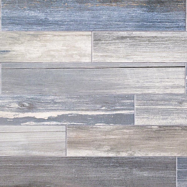 Ivy Hill Tile Grove Sky 4 in. x 24 in. 9.5 mm Natural Porcelain Tile (20-piece 12.91 sq. ft. / box)