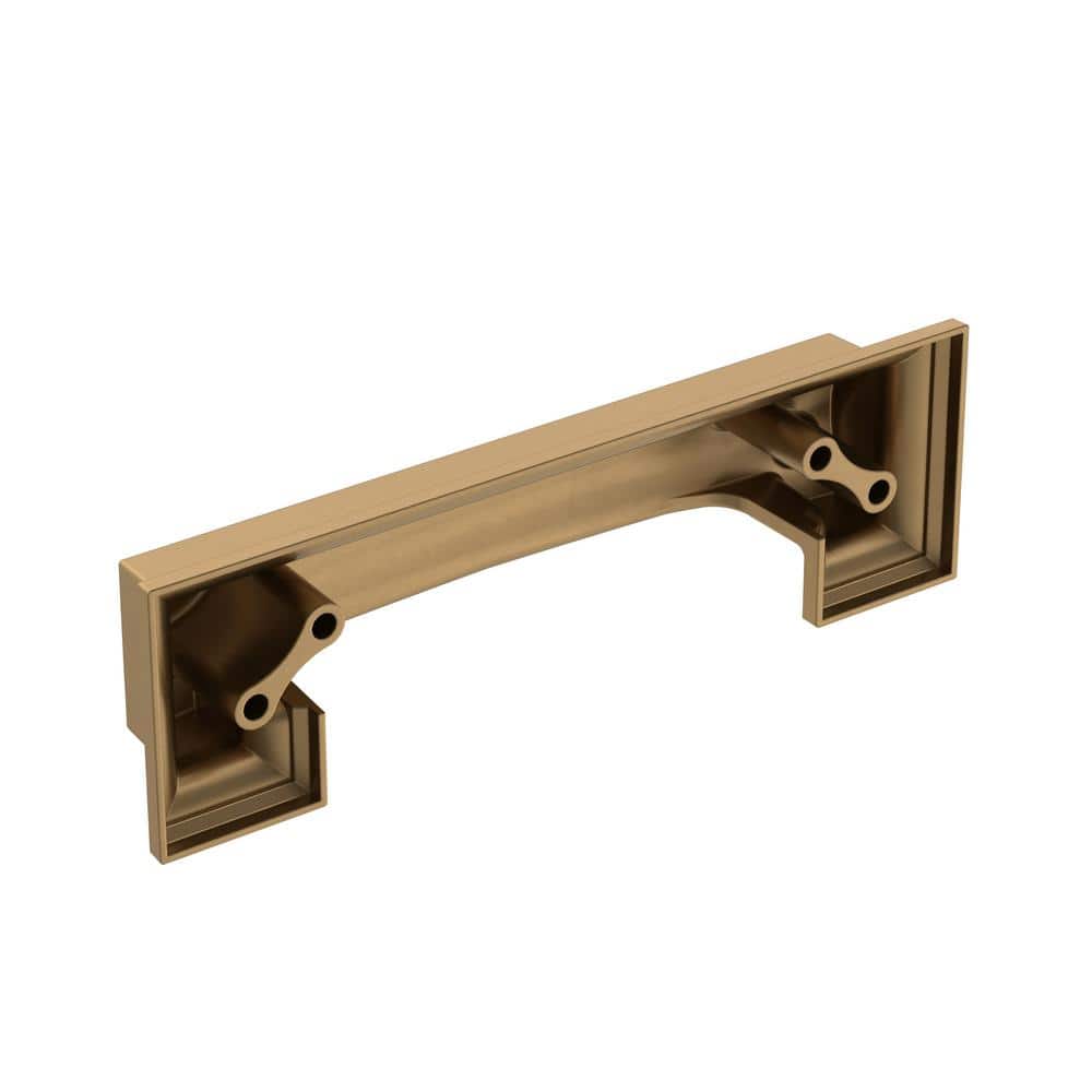 Champagne Bronze Traditional Cabinet Cup Pull with Mounting Hardware