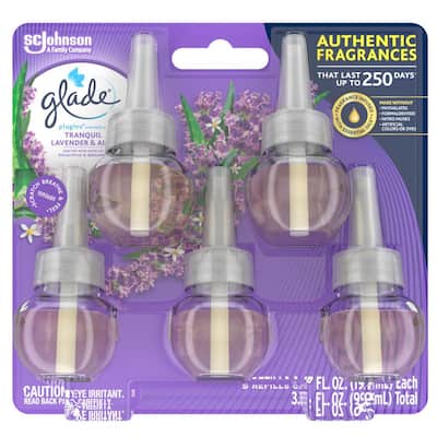 3.35 fl. Lavender and Aloe Plug-In Air Freshener Refills (5-Pack)