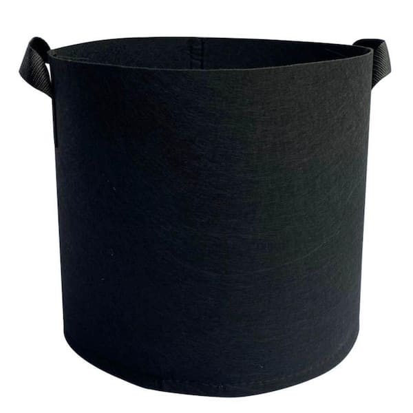 10 Gal. Black Fabric Indoor/ Outdoor Grow Bag with Handles-Breathable, Slow-Draining Planter (10-Pack)
