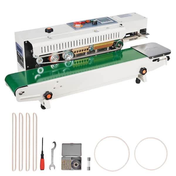 VEVOR Sealing Machine Horizontal Band Sealer Machine Food Vacuum Sealers with Digital Temperature Control
