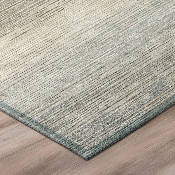 Chantille Machine Washable Indoor/Outdoor Abstract ACN2891 Taupe 9 ft. x 12 ft. Area Rug