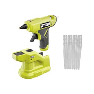 ONE+ 18V Cordless Compact Glue Gun (Tool Only) with 24-Pack 5/16 in. x 6 in. Mini Glue Sticks