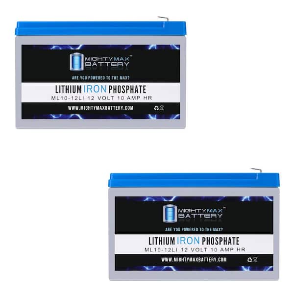 12V 10AH Lithium Replacement Battery Compatible with Liebert PSA PSA1000MT3-120U - 2 Pack