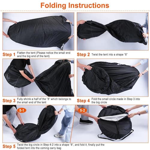 Pop Up Privacy Tent Foldable Outdoor Portable Clothes Changing - Main Image
