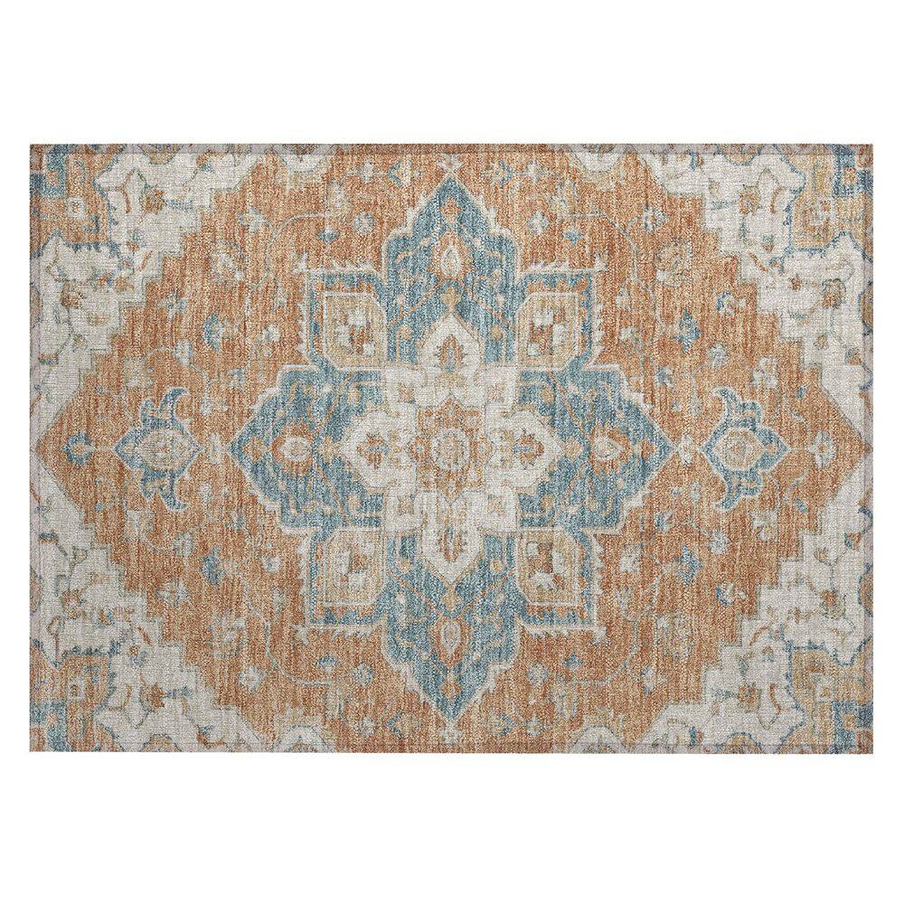 Chantille Machine Washable Indoor/Outdoor Abstract ACN2950 Paprika 2 ft. x 3 ft. Accent Rug price history on PriceWatchPro