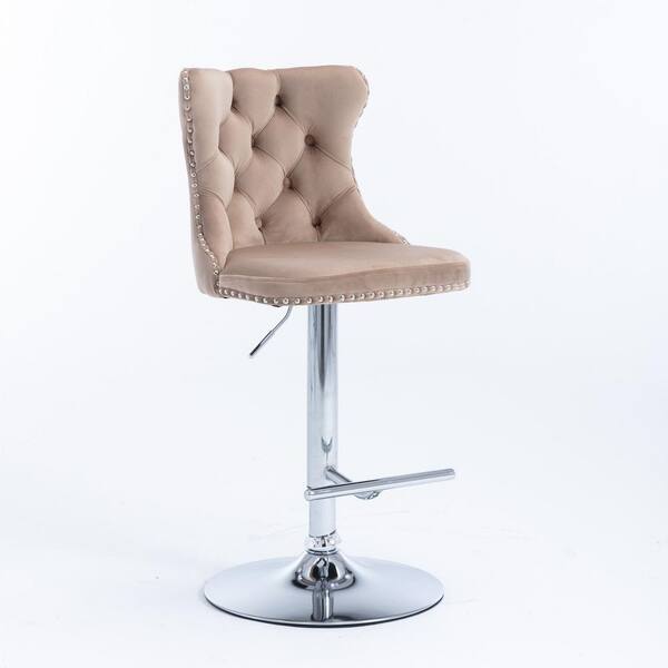 Mink velvet bar stool new arrivals