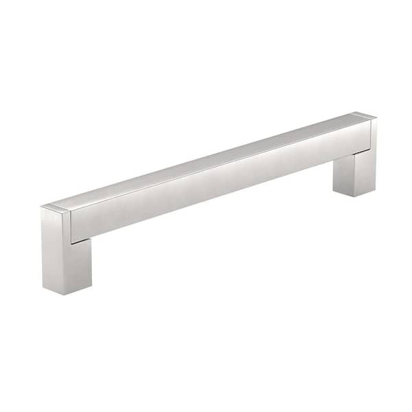 Richelieu Hardware Lipari Collection 7-9/16 in. (192 mm) Modern Brushed Nickel Rectangular Cabinet Bar Pull
