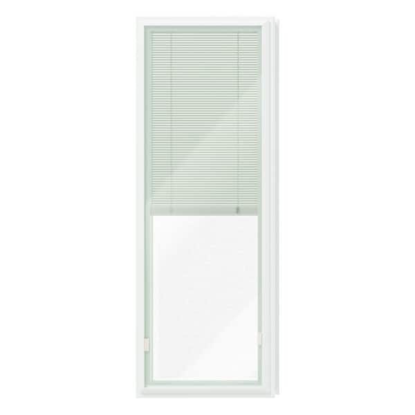 22 in. x 64 in. x 2.68 in. 1-Lite Clear Glass Insert Kit w/ Magnetic Add-On Blinds-Entry Door Glass Inserts Replacement