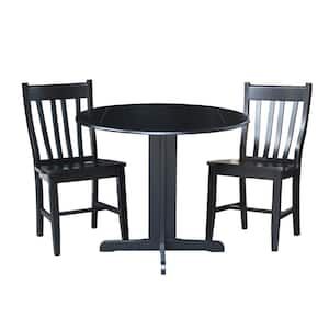 Safavieh Riley Black Wood Dining Chair (Set Of 2)-AMH8500B-SET2 - The ...