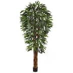 84 in. Raphis Silk Palm Tree
