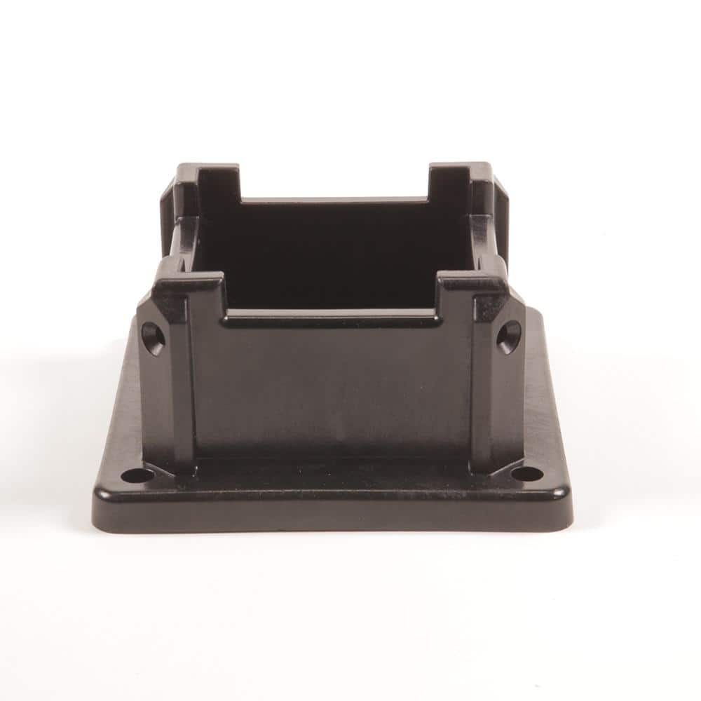 4 in. x 4 in. Black Post Anchor 419053 - The Home Depot