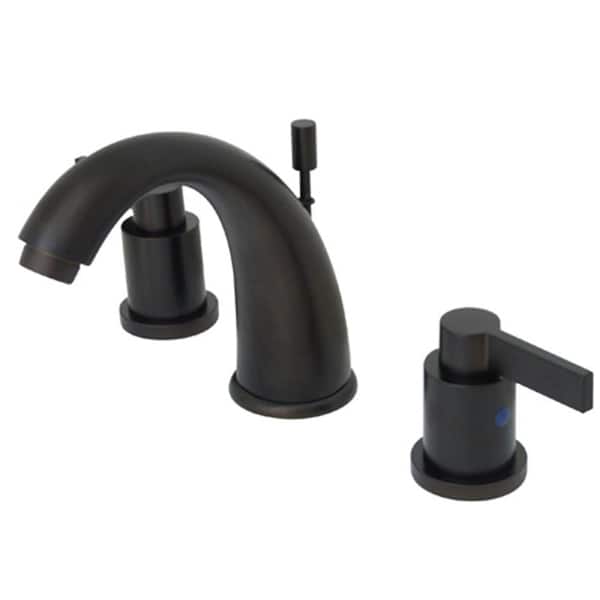 Kingston Brass Everett 8 in. Widespread 2-Handle Bathroom Faucet in Oil Rubbed Bronze