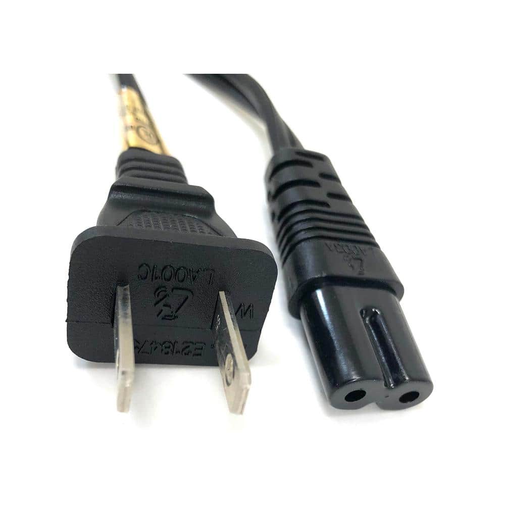 Details about   2-Pack Universal 3 Prong Power Cord 6 FT 