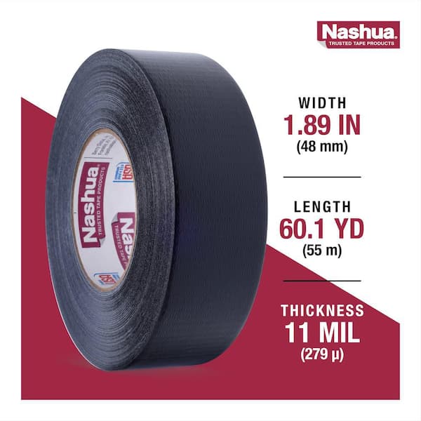 Nashua Tape 1.89 in. x 60 yd. 398 All-Weather HVAC Duct Tape in