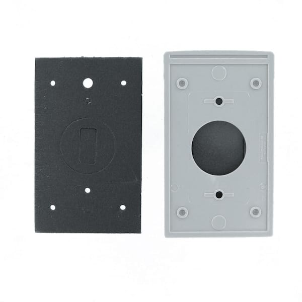 LEVITON 電気スタンド　アメリア製 Leviton 1-Gang Decora Wallplate Cover, Weather-Resistant