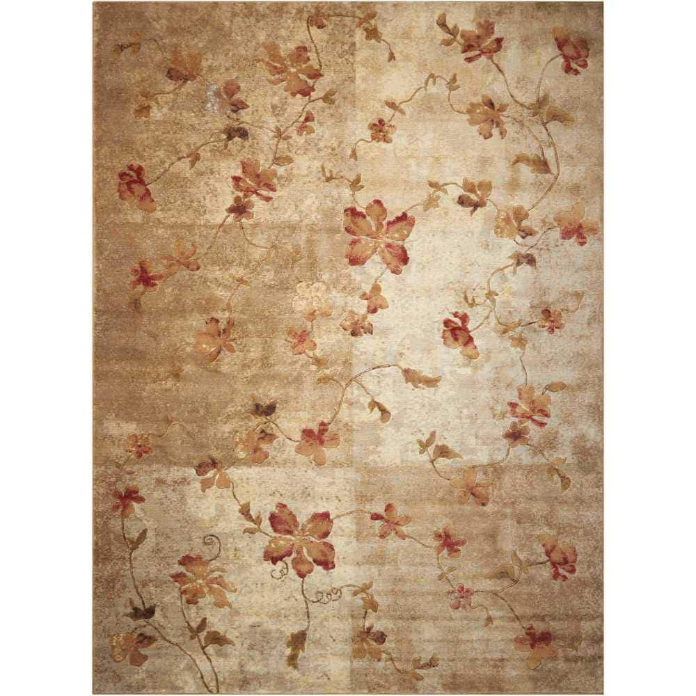 Multicolor Synthetic Reversible Handmade Area Rug 2' x 2'9"
