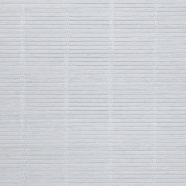 Bayport Cordless White Wash Bamboo Roman Shade Swatch 6 in. W x 6 in. L