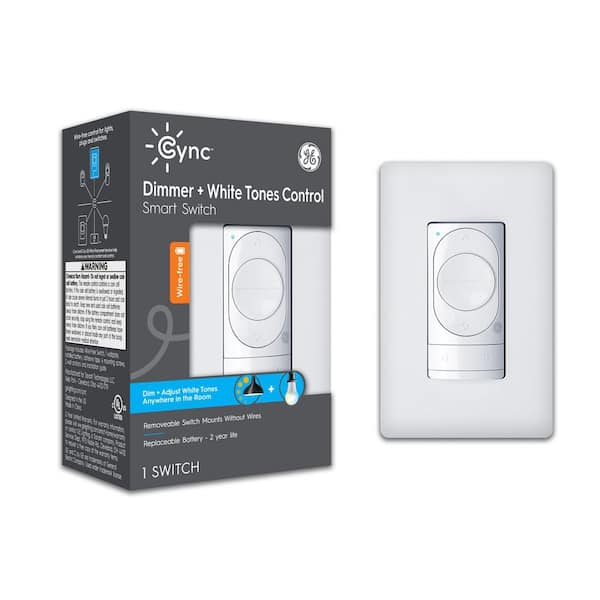 Cync Wire-Free Touch Dimmer Plus White Tones Control Smart Switch