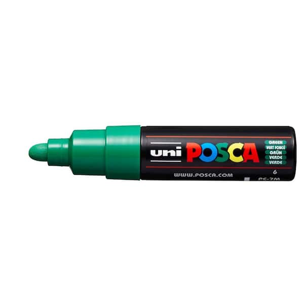 Uni POSCA PC-5M Bullet Nib Paint Marker Set of 8 New Deep Colours