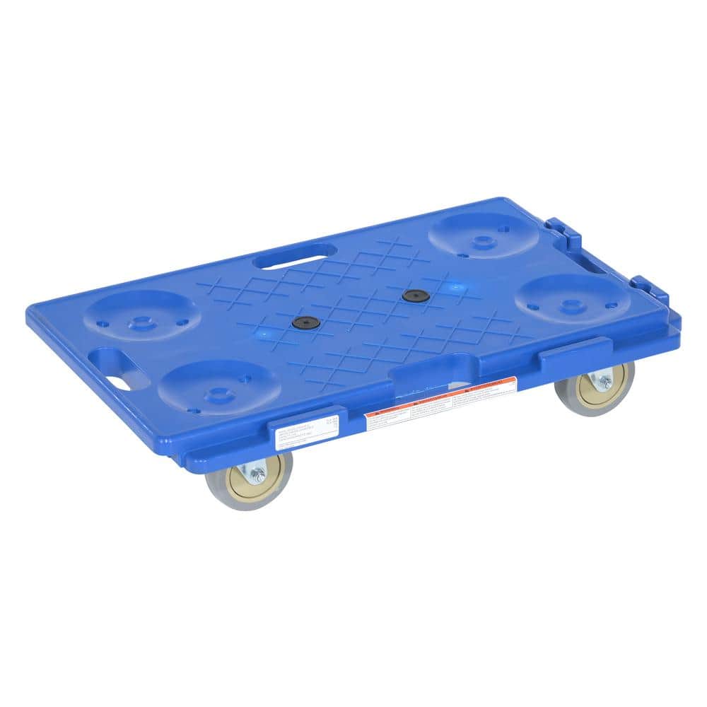Vestil 16 in. x 26 in. Interlocking Plastic Dolly PCS-1626 - The