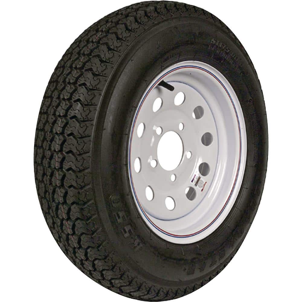 ST205/75D-15 K550 BIAS 1820 lb. Load Capacity White with Stripe 15 in. Bias Tire and Wheel Assembly price history on PriceWatchPro