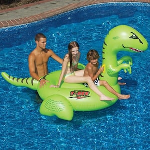 Giant Ride-On T-Rex Swimming Pool Float