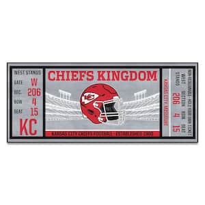 NFL - Kansas City Chiefs 30 in. x 72 in. Indoor Ticket Runner Rug