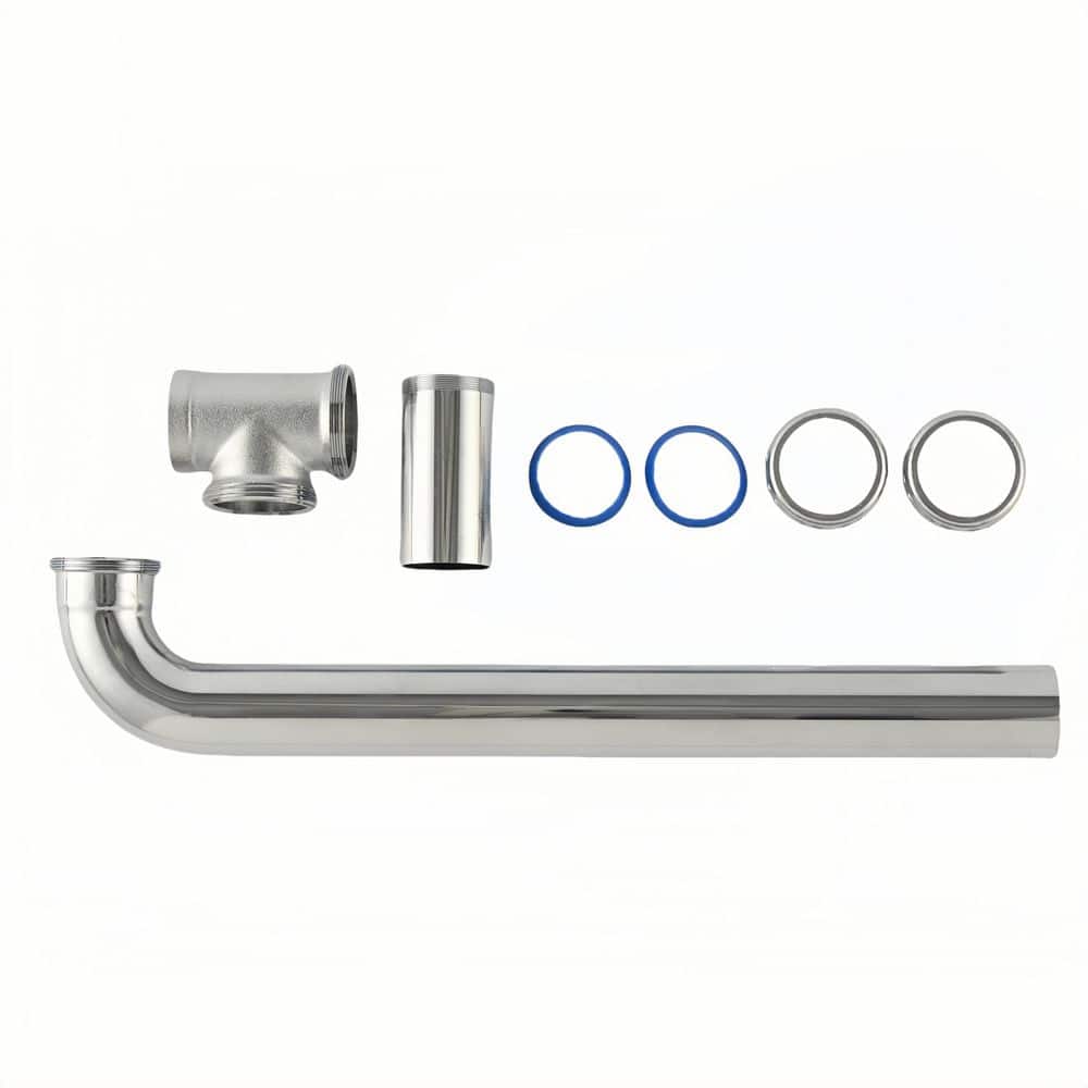 1-1/2 in. x 16 in. Chrome-Plated Brass Slip-Joint Sink Drain Outlet Waste price history on PriceWatchPro